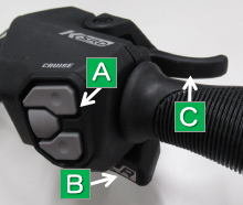 Throttle lever APS